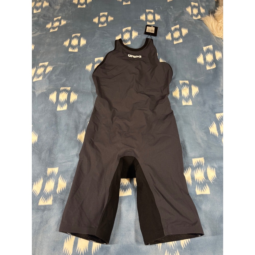 Arena Powerskin Carbon Flex VX Open Back Kneeskin Dark Grey Black US 28 2A48056